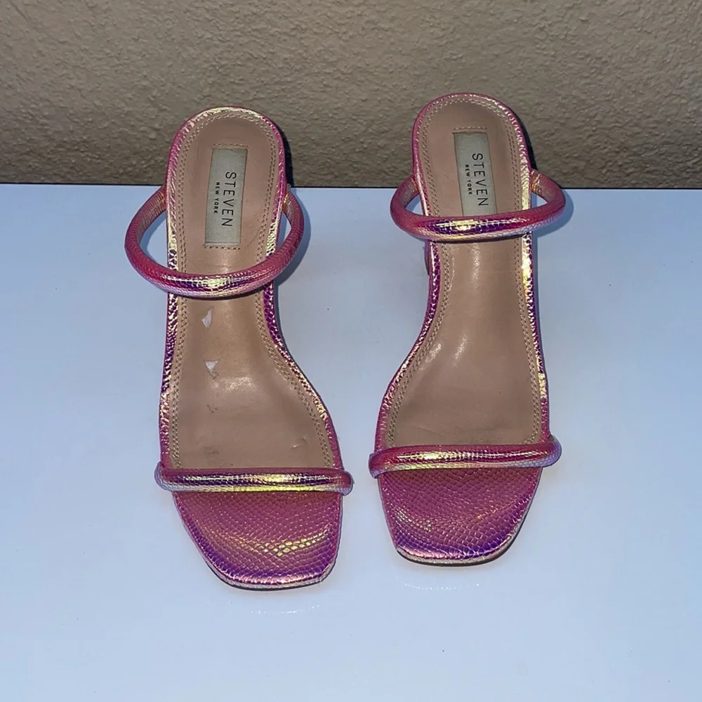 Steven New York Jacee Iridescent SM Sandal - Picture 3 of 9